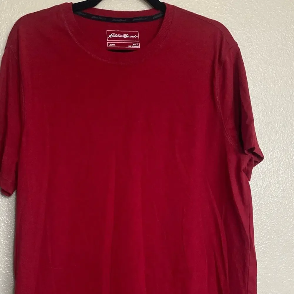 Eddie Bauer‎ Red T Shirt Size Large